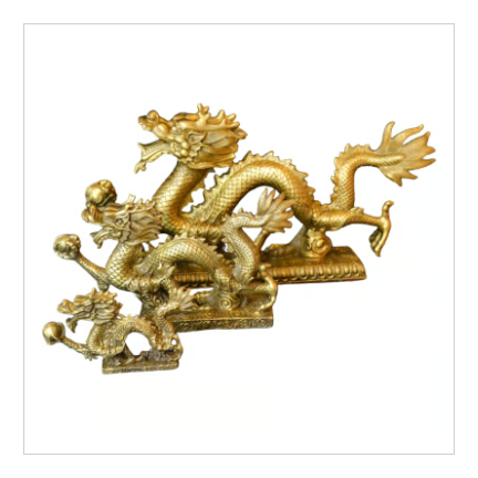 究極の幸運のシンボル「龍の置物」Mサイズ(18㎝)※受注生産品