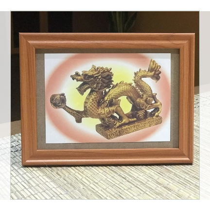 氣を注入した特製品【黄金龍ポストカード】