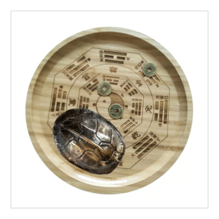 断易の道具【占い用亀甲羅】占い用古銭3枚付き