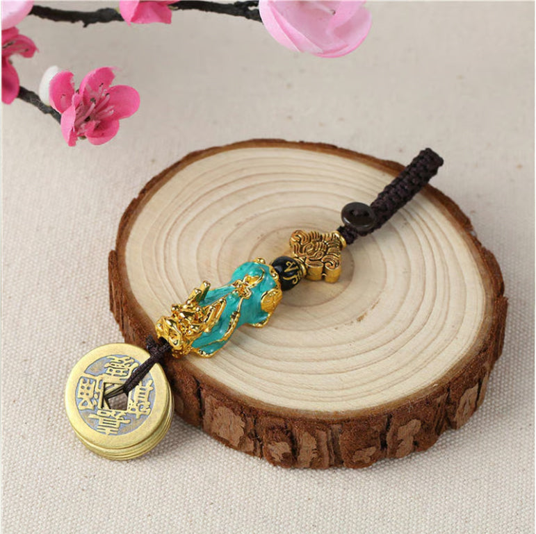 財運を身につける【五帝銭貔貅ストラップ】