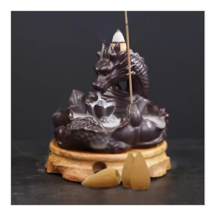 心を落ち着かせる　倒流香炉専用お香【沉香(じんこう)】（12個入り）