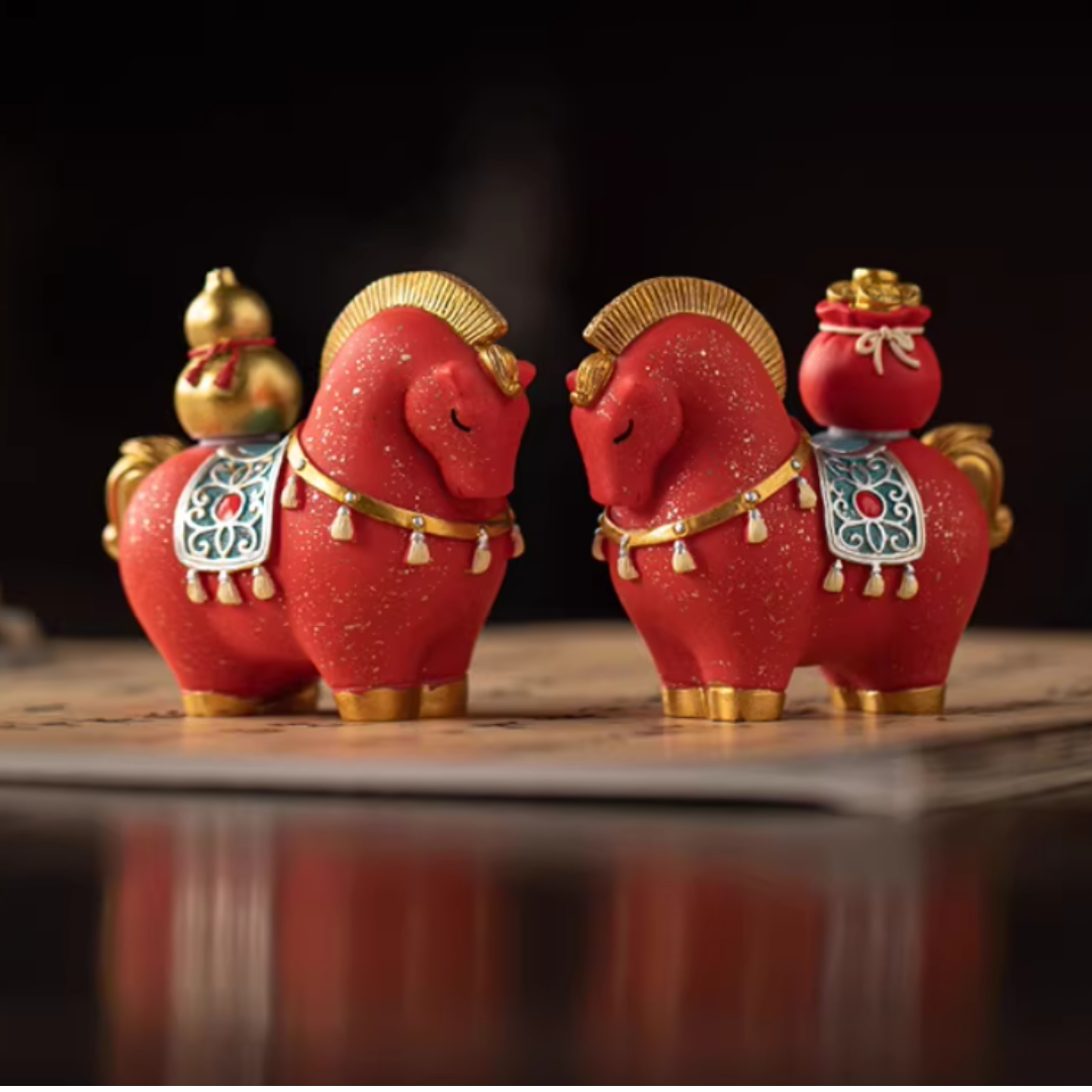 富貴双馬セット