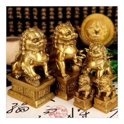 邪気を払い　財運を高める　【獅子の置物】※受注生産品