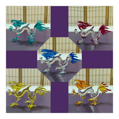 今のあなたに必要な運を五行龍が運んでくる！【昇運五行龍置物】（1名様2匹まで）