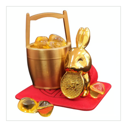 台湾最大の媽祖廟にて入魂【聚財兔お守り】