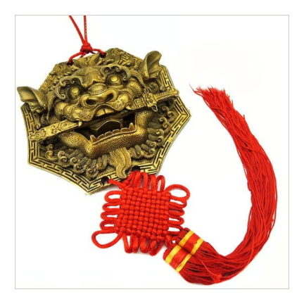 ◎邪気をはねのける【銅製剣獅子】