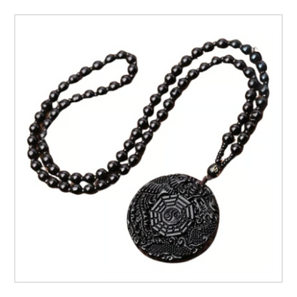 邪気を遮断し、いい氣を引き寄せる【黒曜石龍鳳八卦】