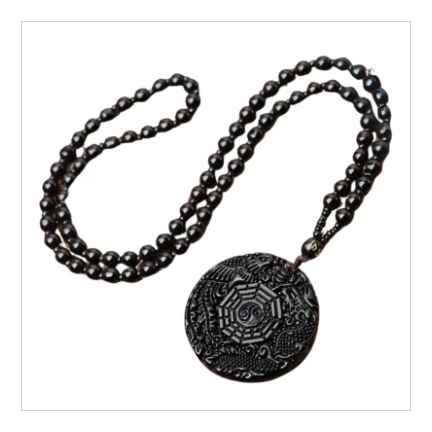 邪気を遮断し、いい氣を引き寄せる【黒曜石龍鳳八卦】