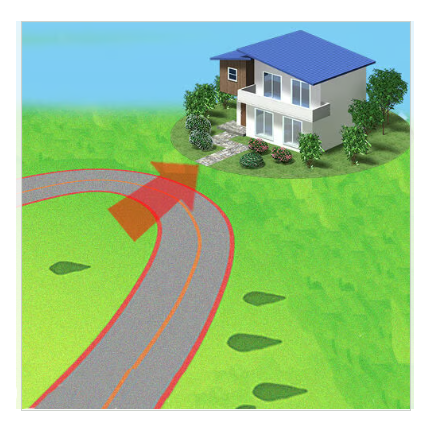 化殺用の代表的アイテム【凸面八卦鏡】（大・21.5cm）