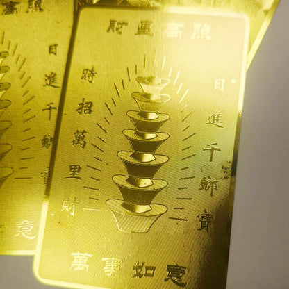 金運を招く！財神金属お守りカード