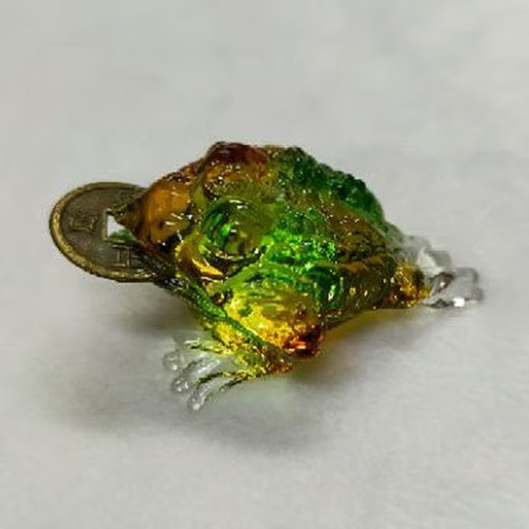 「ミニなのでどこにでもおける可愛いカエルちゃん」ミニ瑠璃カエル