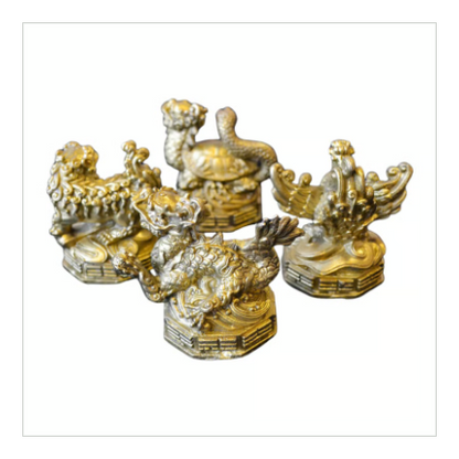 四神相応で最良の風水実現【銅製四神獸セット】※受注生産品