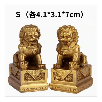邪気を払い　財運を高める　【獅子の置物】※受注生産品