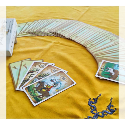 龍羽ワタナベオリジナル【易占カードセット（カード・巾着・敷物）】