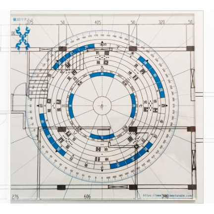 龍羽ワタナベオリジナル【アクリル透明羅盤】