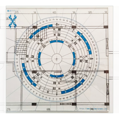 龍羽ワタナベオリジナル【アクリル透明羅盤】