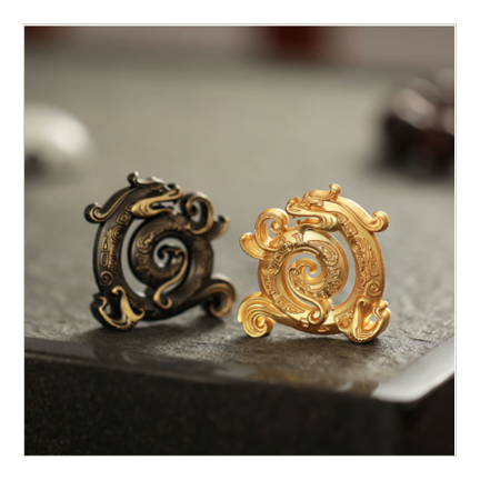 祥瑞蟠龍のお香立て