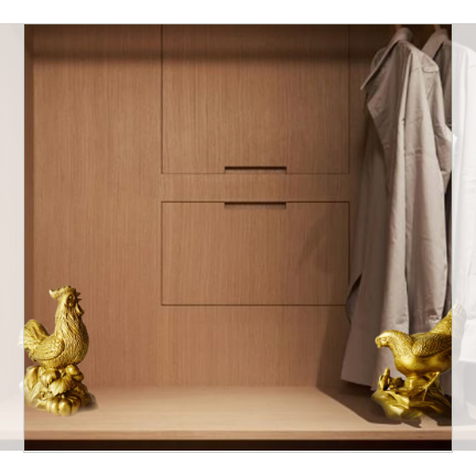 クローゼットに置く！浮気防止に一対のニワトリ置物（大）※受注生産品