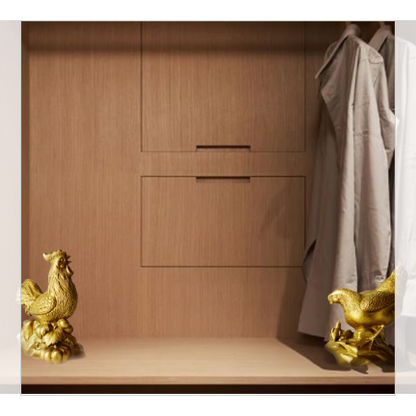 クローゼットに置く！浮気防止に一対のニワトリ置物（大）※受注生産品