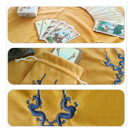 龍羽ワタナベオリジナル【易占カード専用敷物・巾着セット】