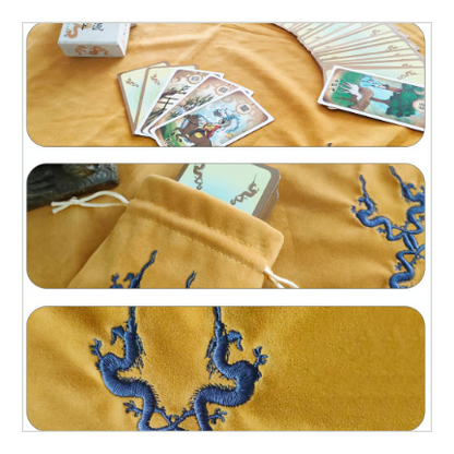 龍羽ワタナベオリジナル【易占カード専用敷物・巾着セット】