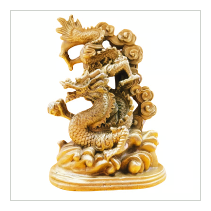 最高の吉兆、最強の風水ペア「龍鳳（りゅうほう）の置物」※受注生産品