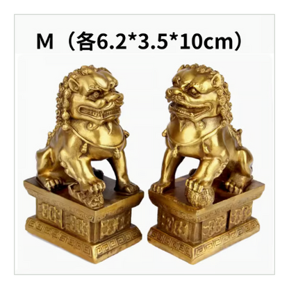 邪気を払い　財運を高める　【獅子の置物】※受注生産品