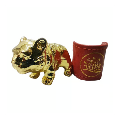 台湾最大の媽祖廟にて入魂【招財咬錢虎お守り】