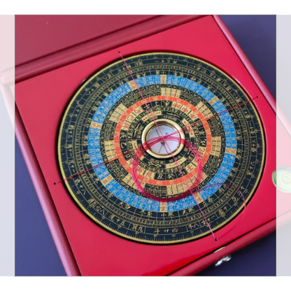 風水鑑定に必須のアイテム【三元派風水羅盤】＜4.2寸(12㎝)＞