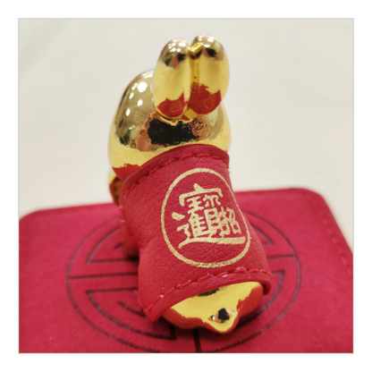 台湾最大の媽祖廟にて入魂【聚財兔お守り】