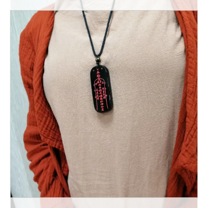 神秘的パワーを持つ黒曜石【疫病撃退ご符】