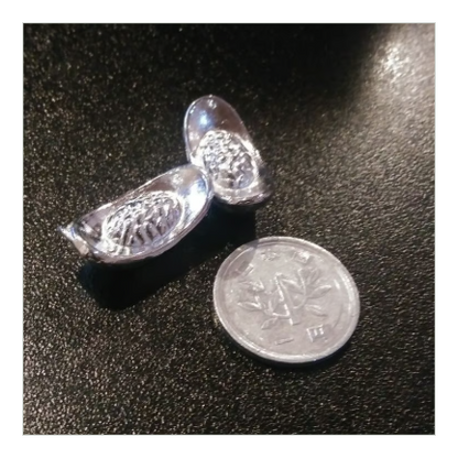 いつでもどこでも持ち歩ける財運アップの「ミニ金銀元宝」（２コセット）