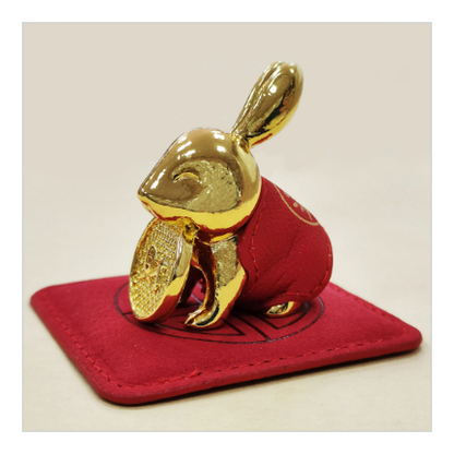 台湾最大の媽祖廟にて入魂【聚財兔お守り】