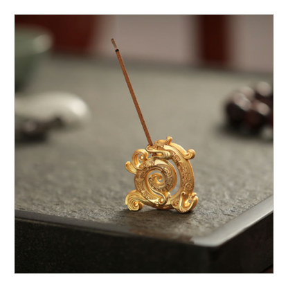 祥瑞蟠龍のお香立て