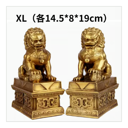 邪気を払い　財運を高める　【獅子の置物】※受注生産品