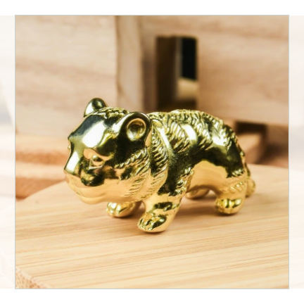 台湾最大の媽祖廟にて入魂【招財咬錢虎お守り】