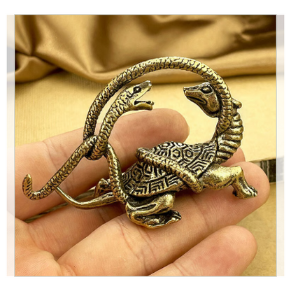 四神相応で最良の風水実現【ミニ銅製四神獸セット】※受注生産品