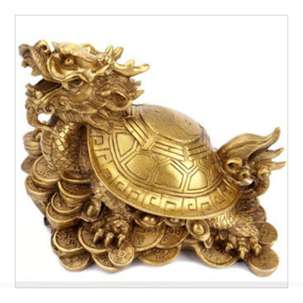 平穏無事に過ごせるよう太歳方位に置く【吉兆の龍亀】(L)※受注生産品