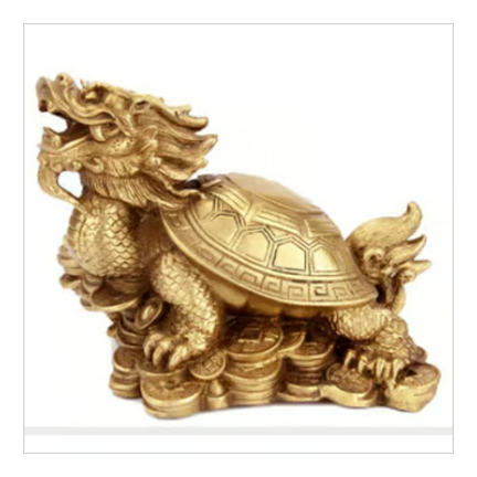 平穏無事に過ごせるよう太歳方位に置く【吉兆の龍亀】(M)※受注生産品