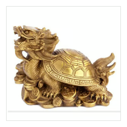 平穏無事に過ごせるよう太歳方位に置く【吉兆の龍亀】(S)※受注生産品