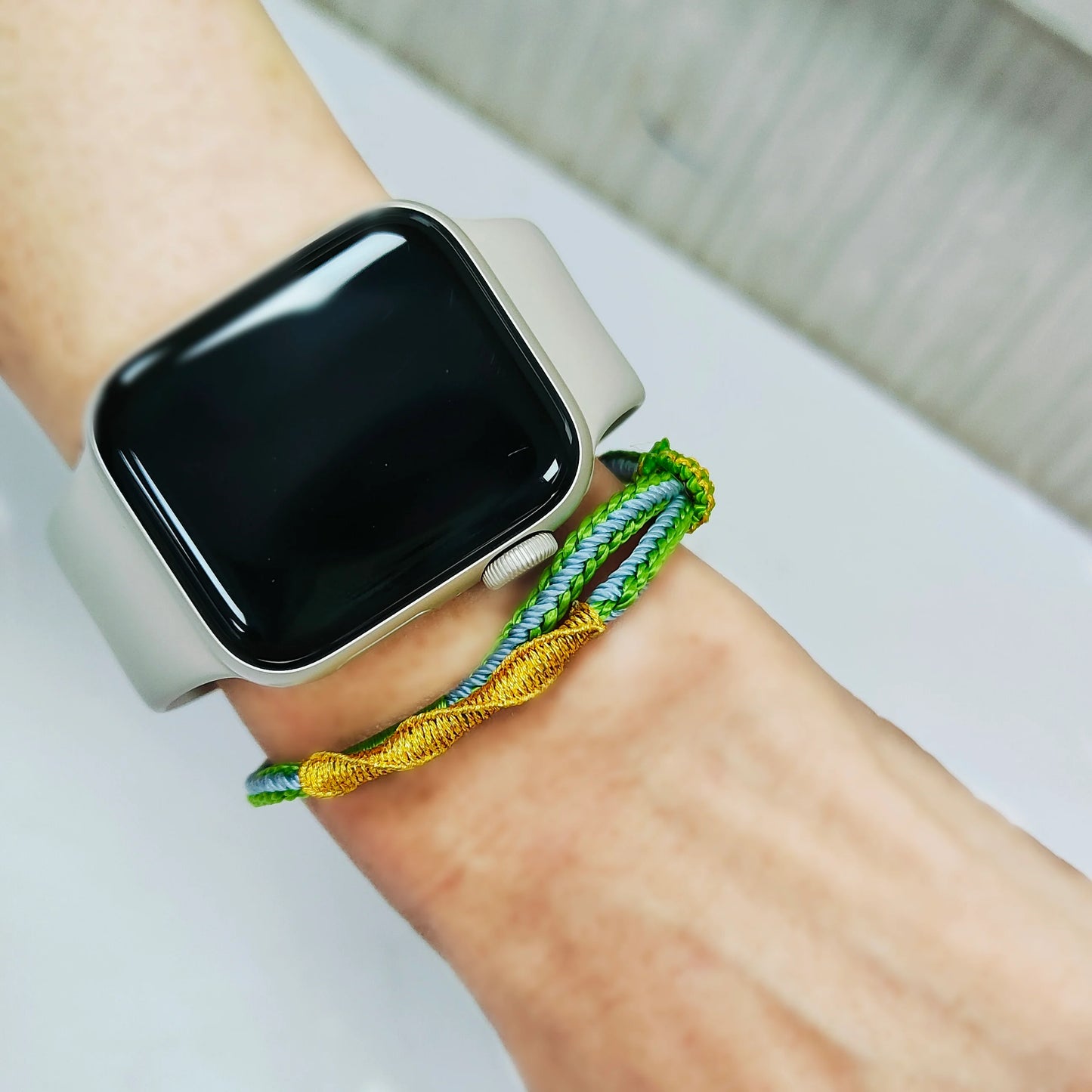 【昇運中国結びブレスレット（手作り）】