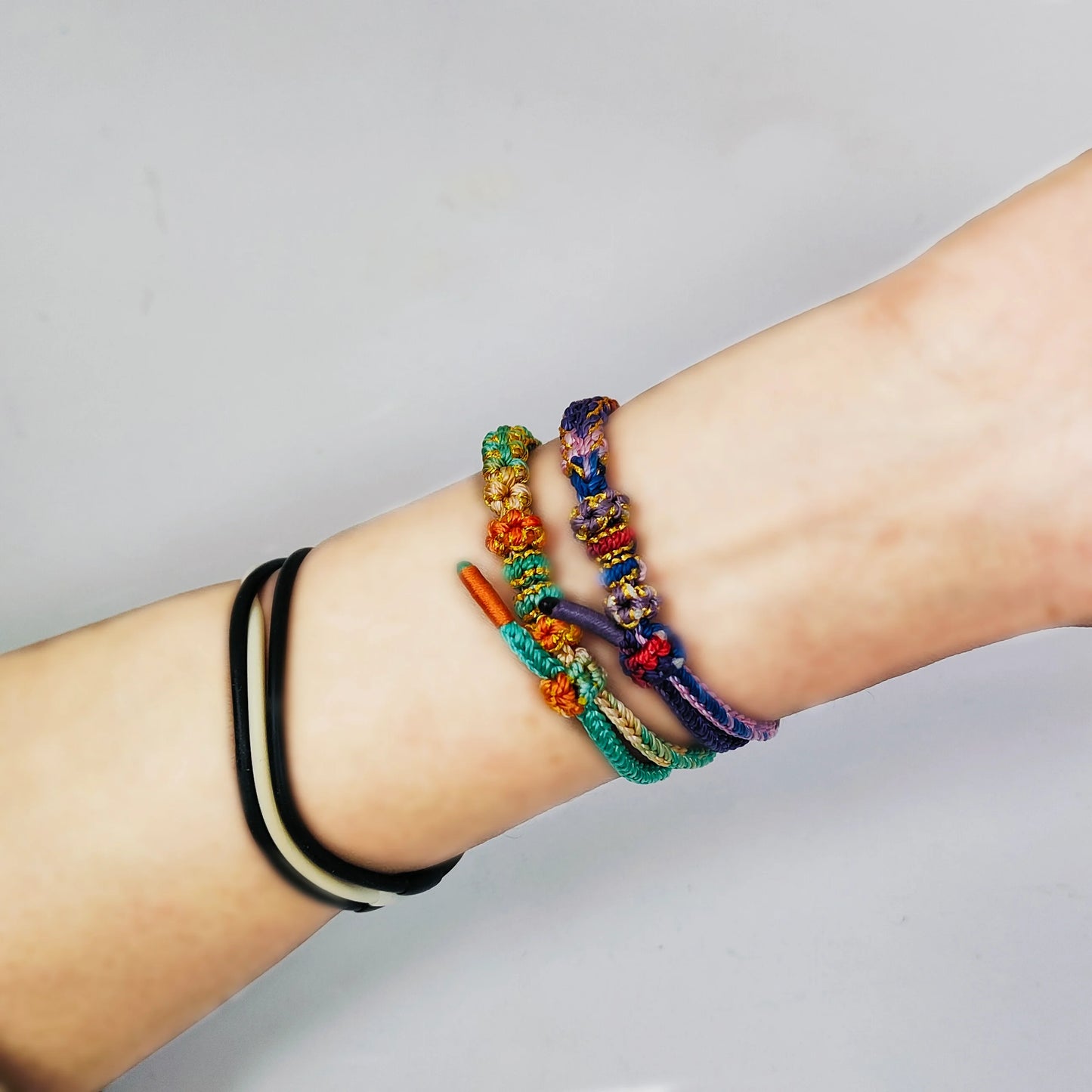 【昇運中国結びブレスレット（手作り）】