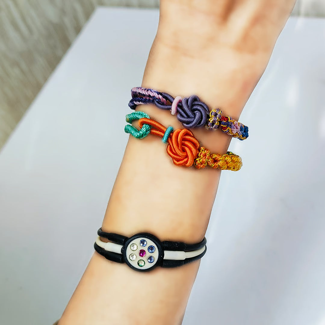 【昇運中国結びブレスレット（手作り）】