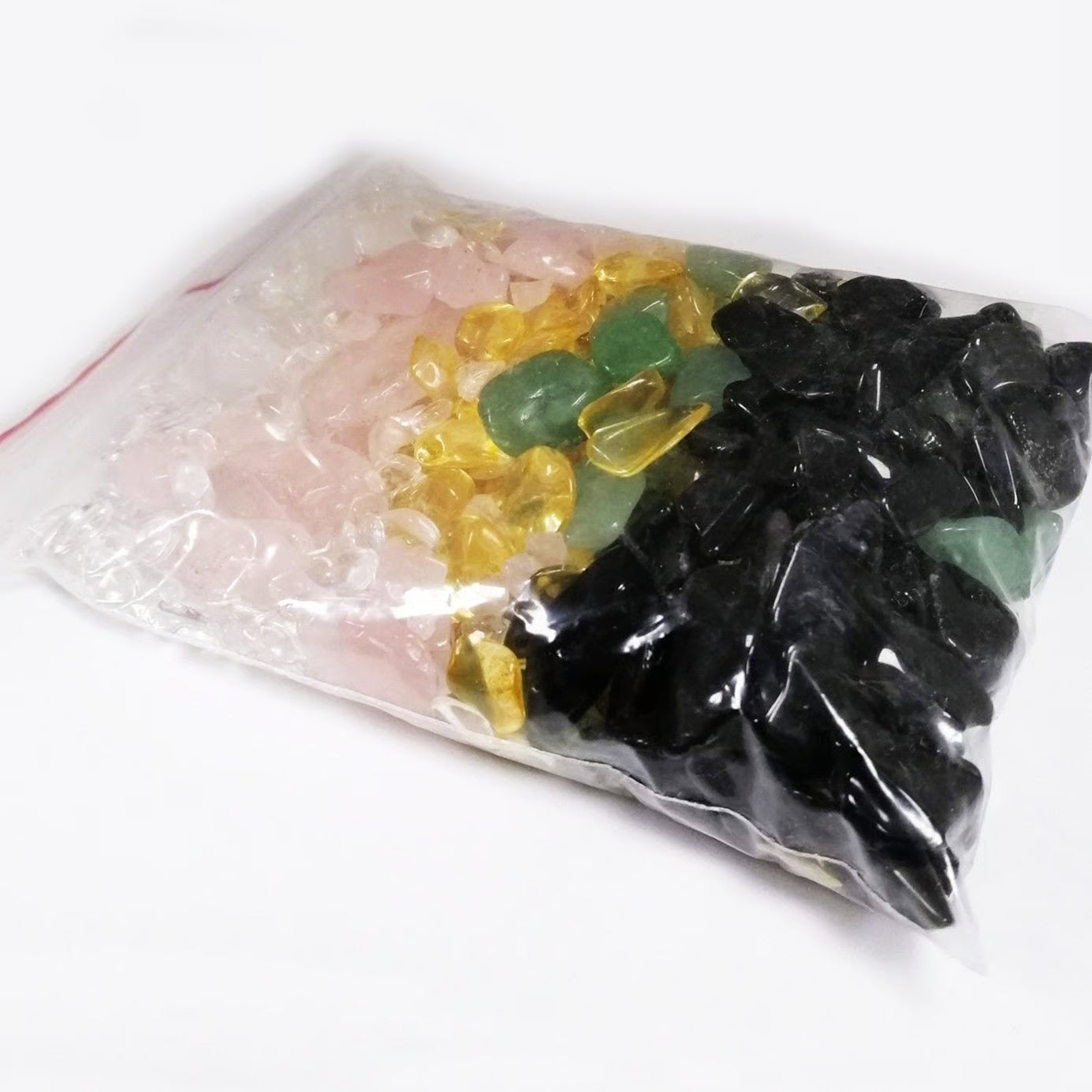 ★旺財聚氣の「聚宝器」専用★五行天然石さざれ・紅い紙・2026年説明書セット